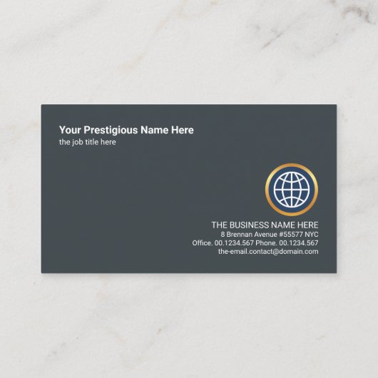 Creative Speech Box Quotting Mark PR HR Manager Visitekaartje (Achterkant)