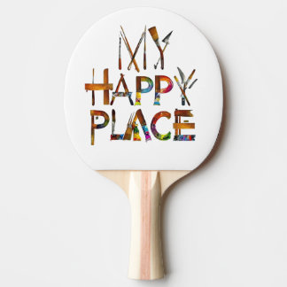 "Creative Spin – My Happy Place Artist Paddle" Tafeltennisbatje