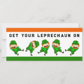 Creative St. Patrick's Day Party Kaart (Voorkant)