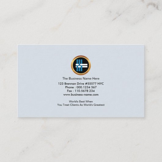 Creative stijlvolle Global Pathways Product Manage Visitekaartje (Achterkant)