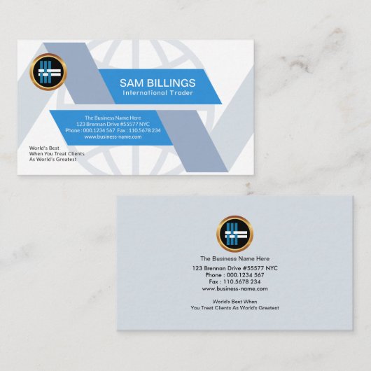 Creative stijlvolle Global Pathways Product Manage Visitekaartje (Voorkant / Achterkant)