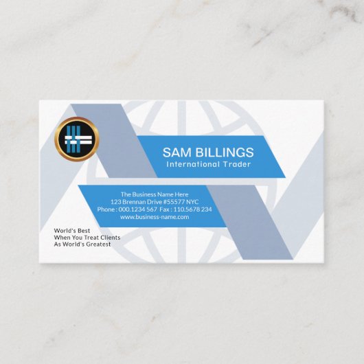 Creative stijlvolle Global Pathways Product Manage Visitekaartje (Voorkant)