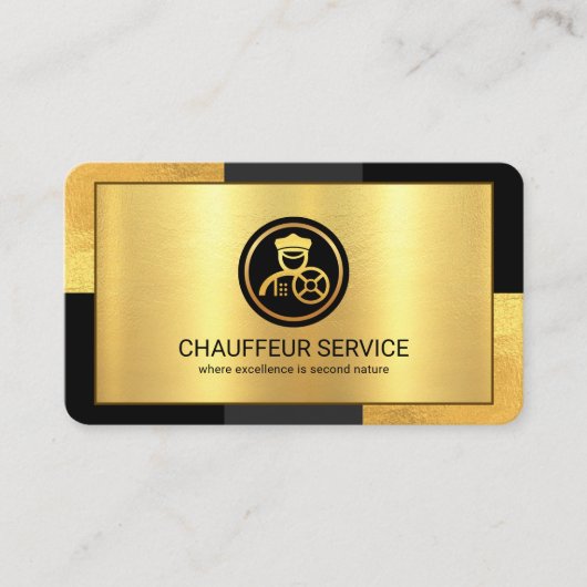 Creative stijlvolle, grijze Gold-lagen voor het st Visitekaartje (Voorkant)