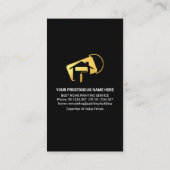 Creative stijlvolle, kleurrijke thuisverf visitekaartje (Achterkant)