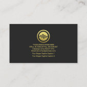 Creative Stock Share Graph Financial Money Market Visitekaartje (Achterkant)