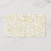 Creative Stone Wall Pattern Trendy Plain Stijlvol Visitekaartje (Achterkant)