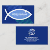 Creative Stylish Christelijk Ichthus Ministry Visitekaartje (Voorkant / Achterkant)