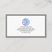 Creative Stylish Column Box Lijst Founder CEO Visitekaartje (Achterkant)