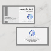 Creative Stylish Column Box Lijst Founder CEO Visitekaartje (Voorkant / Achterkant)