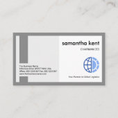 Creative Stylish Column Box Lijst Founder CEO Visitekaartje (Voorkant)