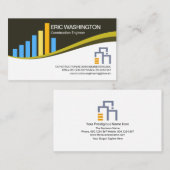 Creative Stylish Construction Building Rebar Visitekaartje (Voorkant / Achterkant)