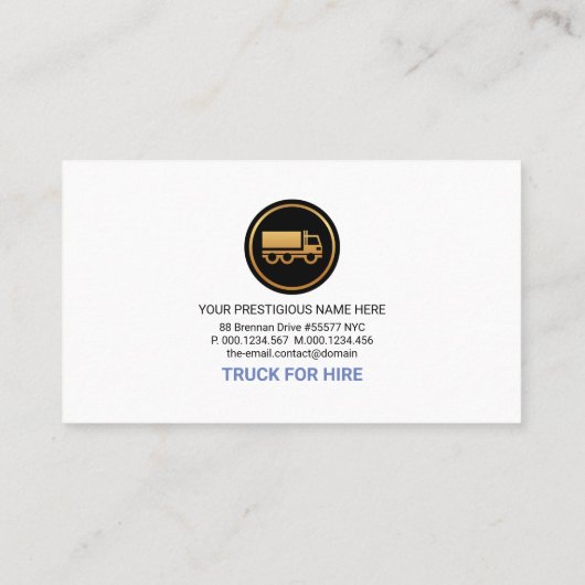 Creative Stylish Global City Lijst Logistics Visitekaartje (Achterkant)