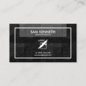 Creative Stylish Sawn Timber Contractor Visitekaartje (Voorkant)