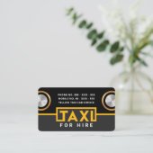 Creative Taxi Car Headlights Grill Number Bord Visitekaartje (Staand voorkant)