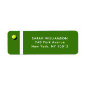 Creative Tennis Etiket (Voorkant)