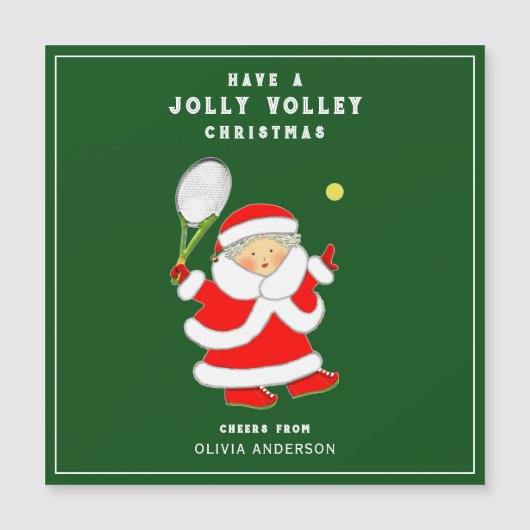 Creative Tennis Holiday-kerstkaarten (Voorkant)