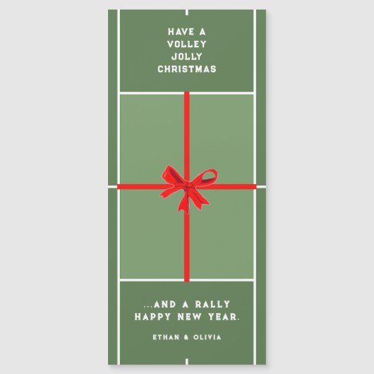 Creative Tennis Kerstmis Kaarten (Voorkant)