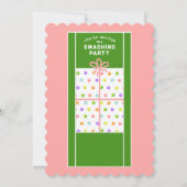 Creative Tennis Party Kaart (Voorkant)