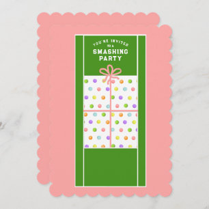 Creative Tennis Party Kaart