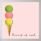 Creative Tennis Poster (Voorkant)