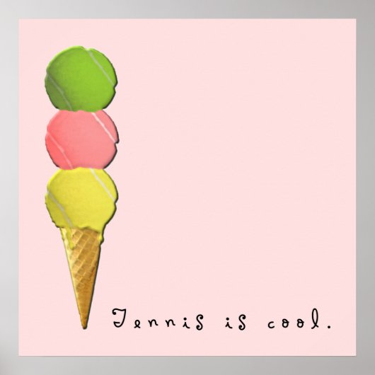Creative Tennis Poster (Voorkant)