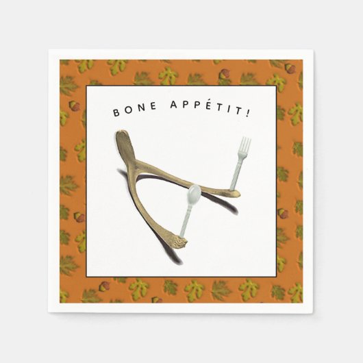 Creative Thanksgiving Paper Dinner Napkins Servet (Voorkant)