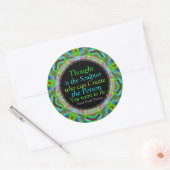 Creative Thoughts Quote Custom Art Sticker (Envelop)