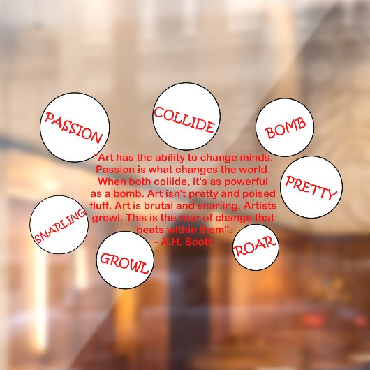 Creative Transformation Window Cling Raamsticker (Vel 2)