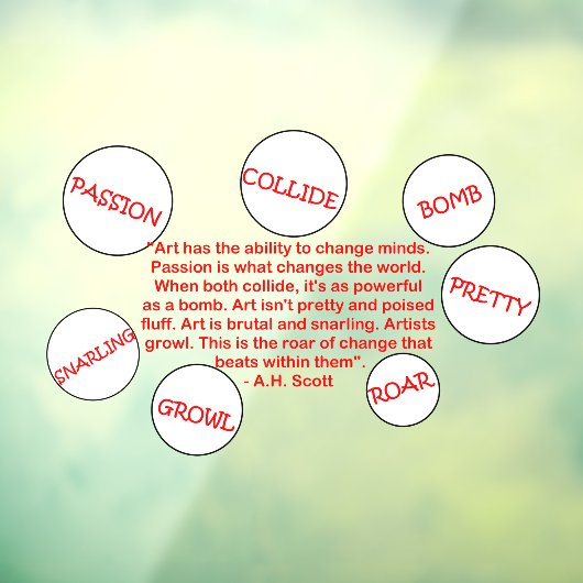 Creative Transformation Window Cling Raamsticker (Vel 3)