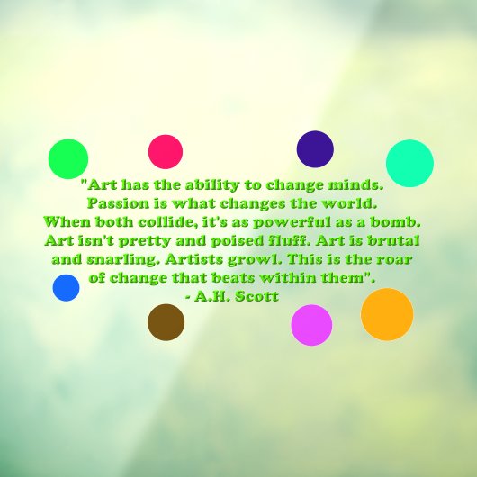 Creative Transformation Window Cling Raamsticker (Vel 3)