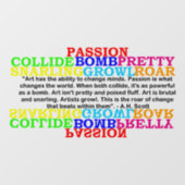 Creative Transformation Window Cling Raamsticker (Vel)