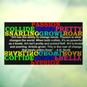 Creative Transformation Window Cling Raamsticker (Vel 3)