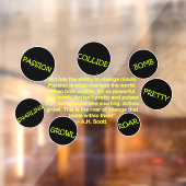 Creative Transformation Window Cling Raamsticker (Vel 2)