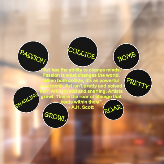 Creative Transformation Window Cling Raamsticker (Vel 2)
