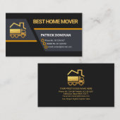Creative Trapezium Layers Gold Truck Home Movement Visitekaartje (Voorkant / Achterkant)