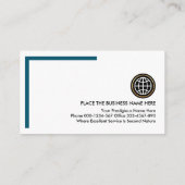 Creative Trapezoid Layers CEO-oprichter Visitekaartje (Achterkant)