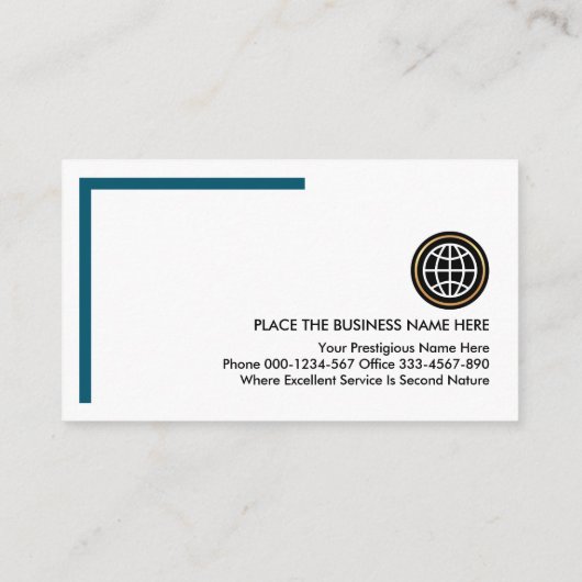 Creative Trapezoid Layers CEO-oprichter Visitekaartje (Achterkant)