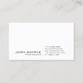 Creative Trendy Modern Professional Semi Gloss Visitekaartje (Voorkant)