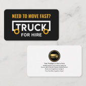 Creative Truck Cargo Lijst Visitekaartje (Voorkant / Achterkant)