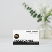 Creative Truck for Hire Signage Transportation Visitekaartje (Staand voorkant)