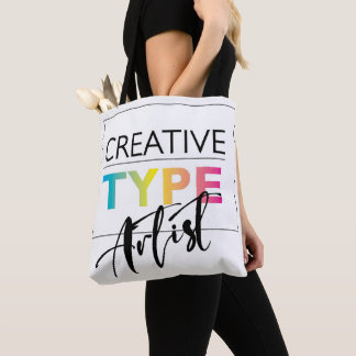 Creative Type Artist Canvas tas