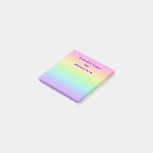 Creative Types Rainbow Post-it Notes (Schuin)