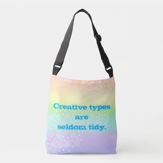Creative Types zijn zelden tidy Canvas tas (Voorkant)