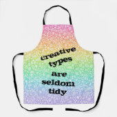Creative Types zijn Zelden Tidy Doodles Schort (Voorkant)