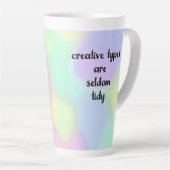 Creative Types zijn zelden tidy Rainbow Latte Mok (Rechterhoek)
