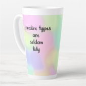 Creative Types zijn zelden tidy Rainbow Latte Mok (Linkerhoek)