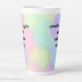 Creative Types zijn zelden tidy Rainbow Latte Mok (Voorkant)