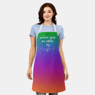 Creative Types zijn zelden tidy Rainbow-Schort Schort