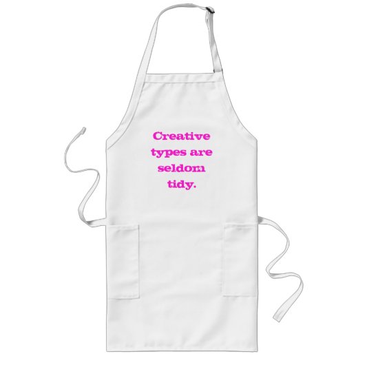 Creative Types zijn zelden tidy Schort (Voorkant)