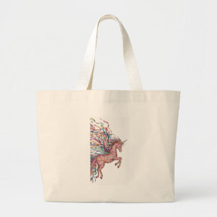 Creative Unicorn-Canvas tas